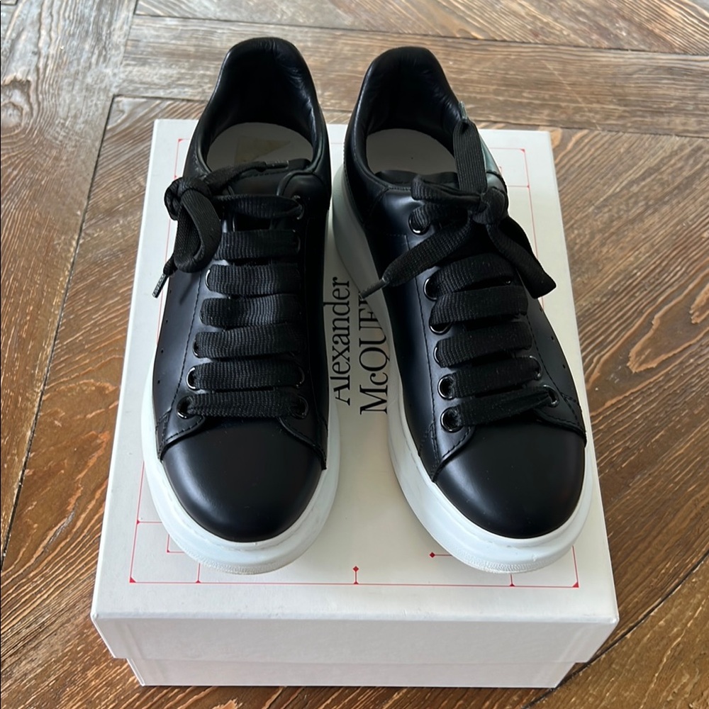 Alexander McQueen Black and White Sneakers